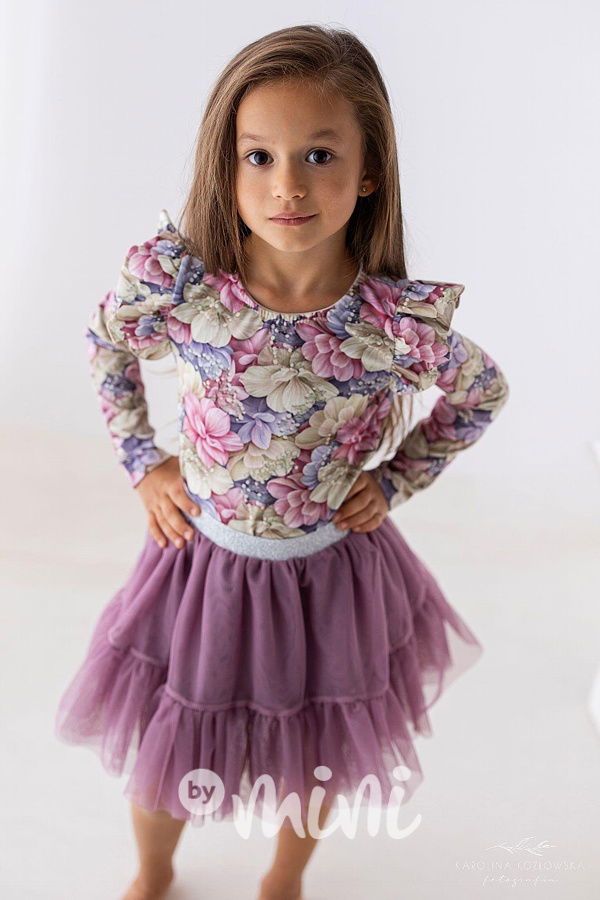 Pastel flowers blůzka Lily Grey