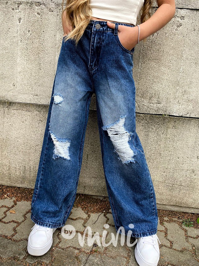 Maxi jeans ripped švédy