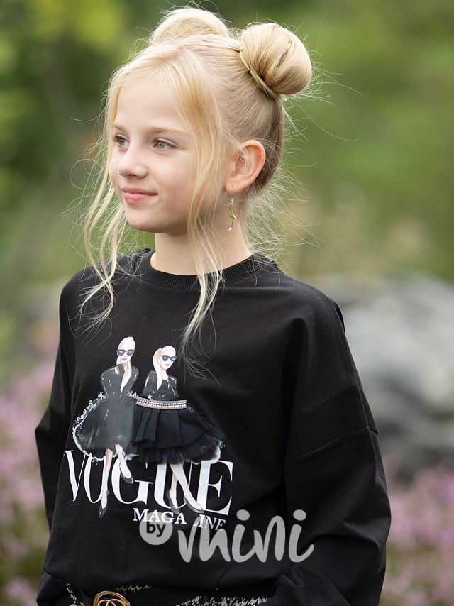Vogue mikina černá