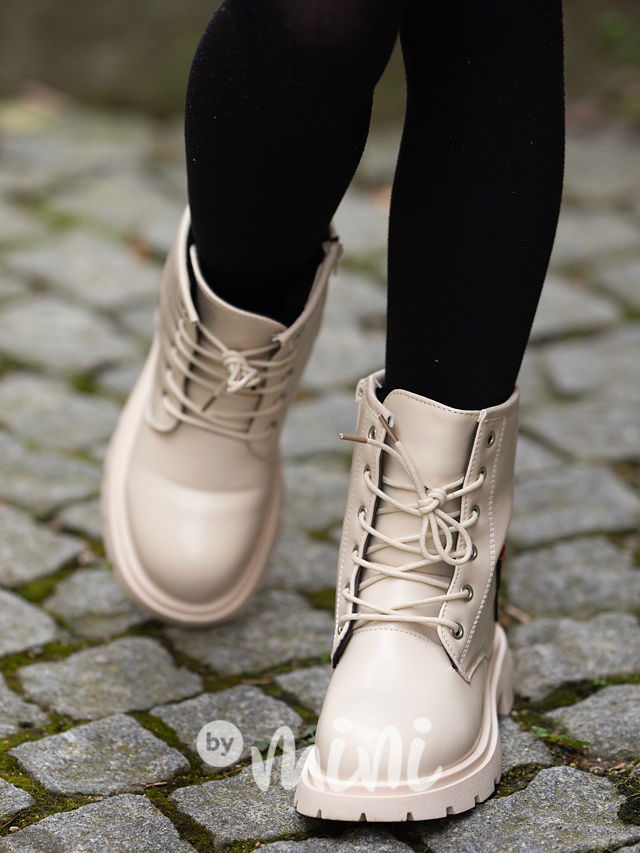 Minnie boots béžové