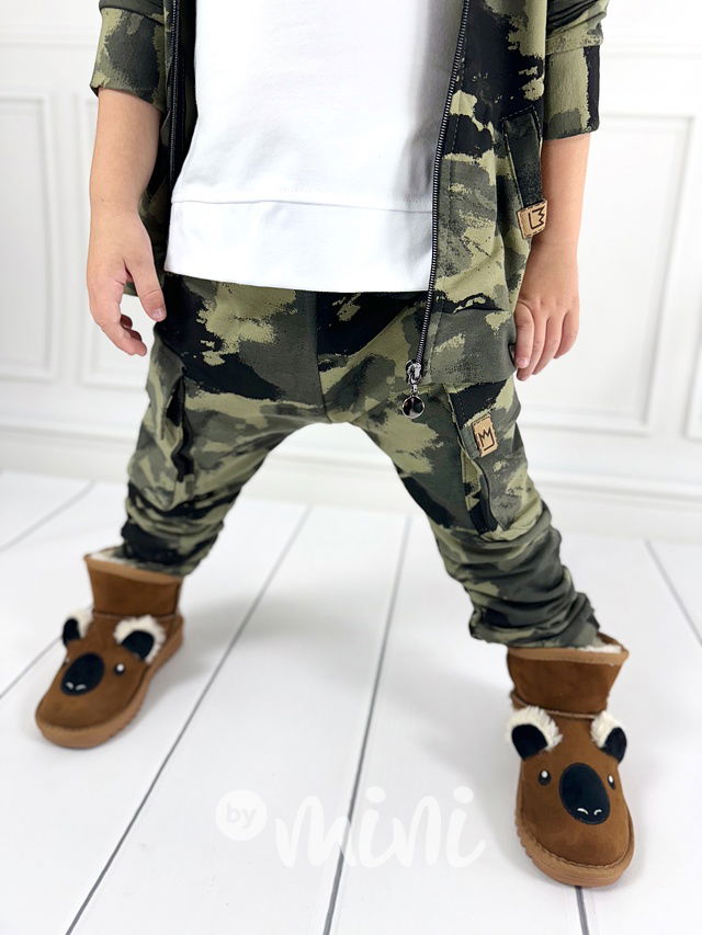 Green army baggy kapsáče