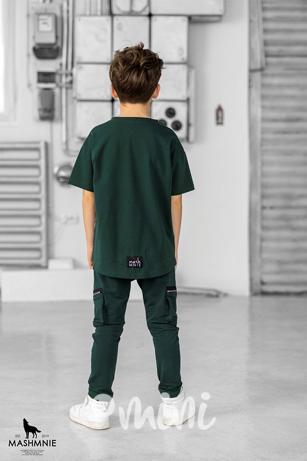 Mash Mnie kapsáčové kalhoty se zipy green