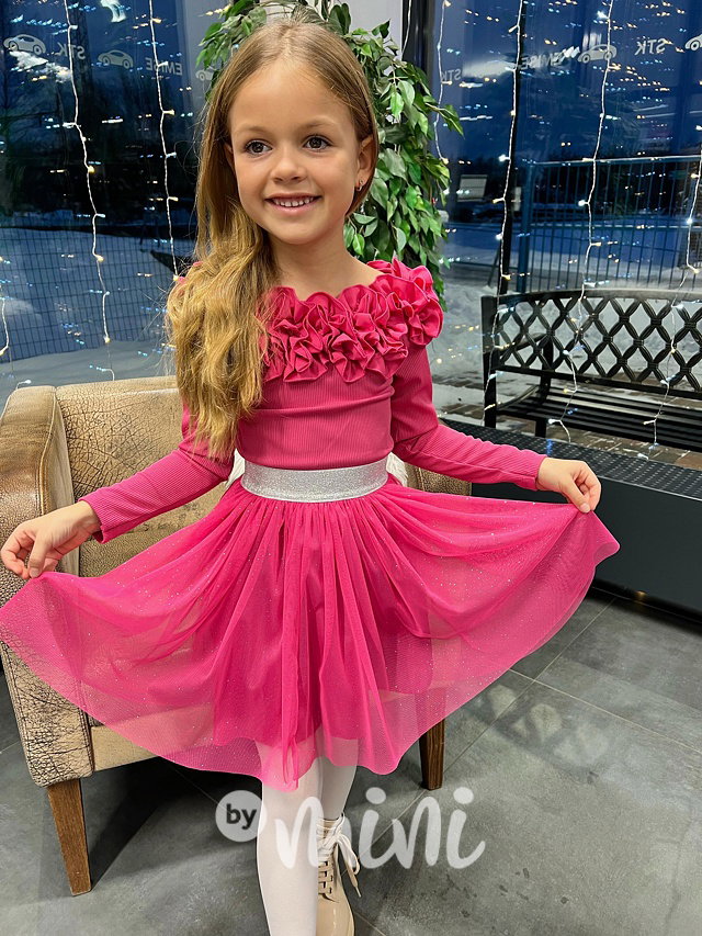 Pink shine tutu sukně