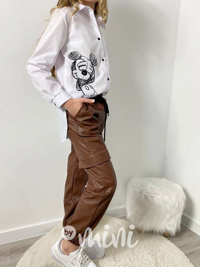 Eco leather teplé cargo kapsáče honey