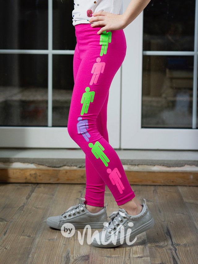 Billie Eilish legíny malinové