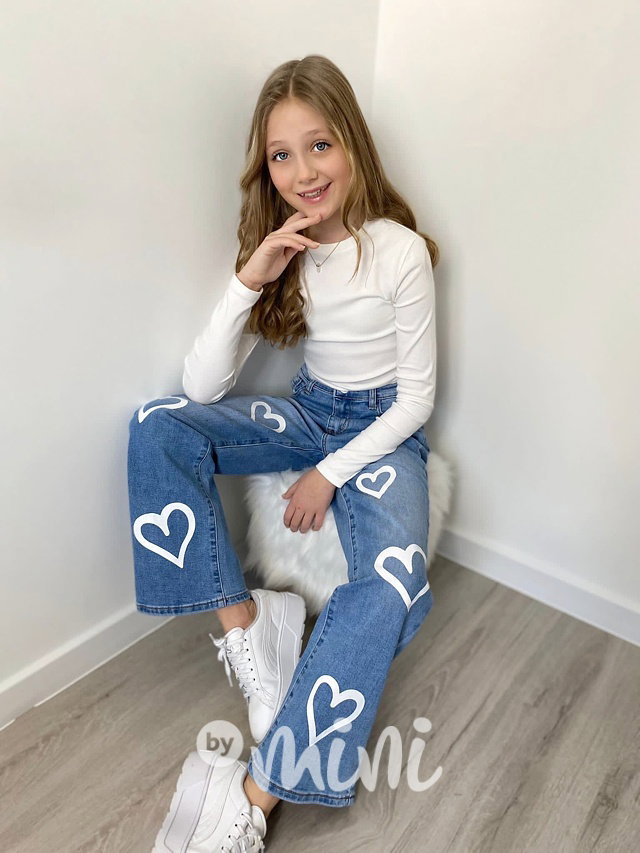 Fashion jeans švédy HEART