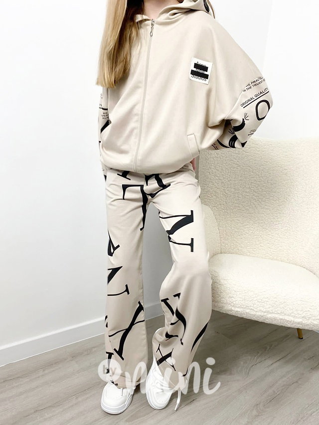 Lounge oversize mikina ORIGINAL beige