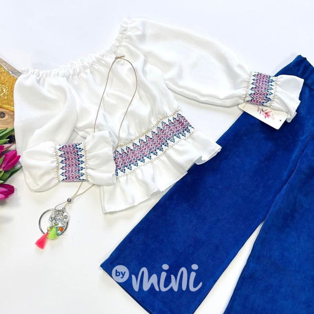 Boho blůzka s řetízkem