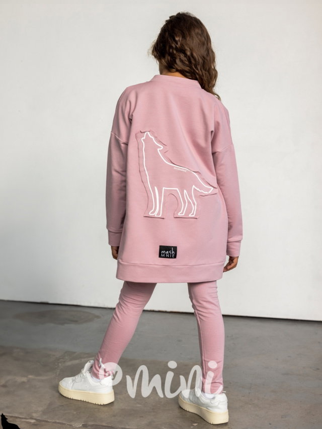 Mash Mnie long mikina pink