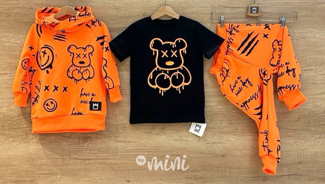 Teddy mikina neon oranž