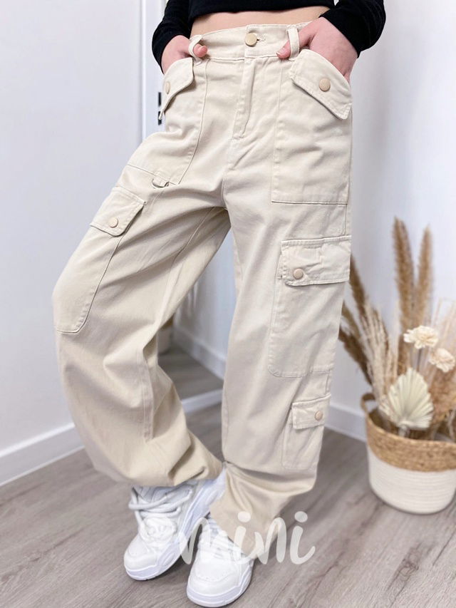 Maxi fashion švédy beige