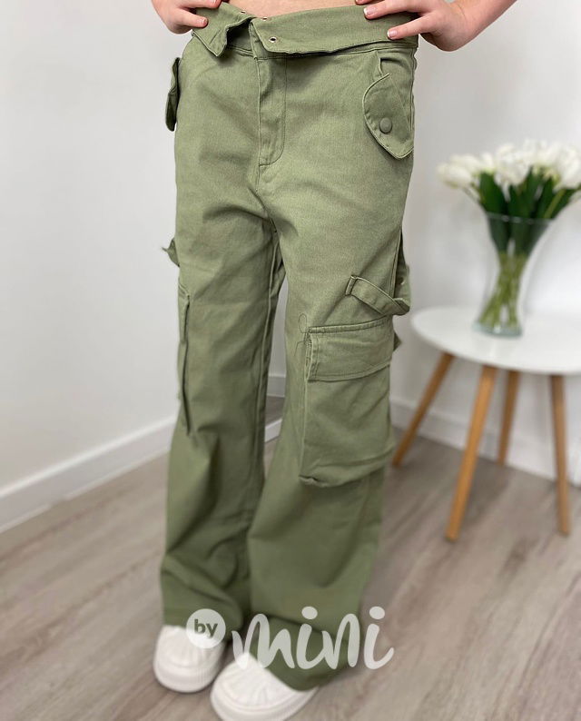 Maxi fashion švédy STREET khaki