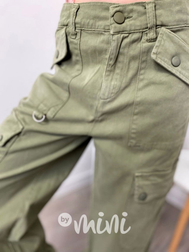 Maxi fashion švédy khaki