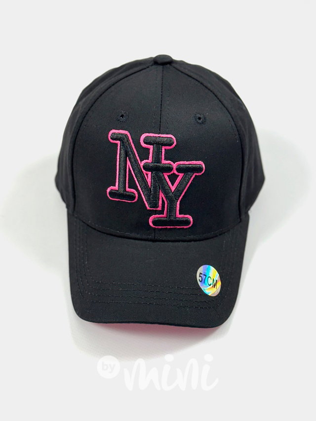 NY kšiltovka black/pink