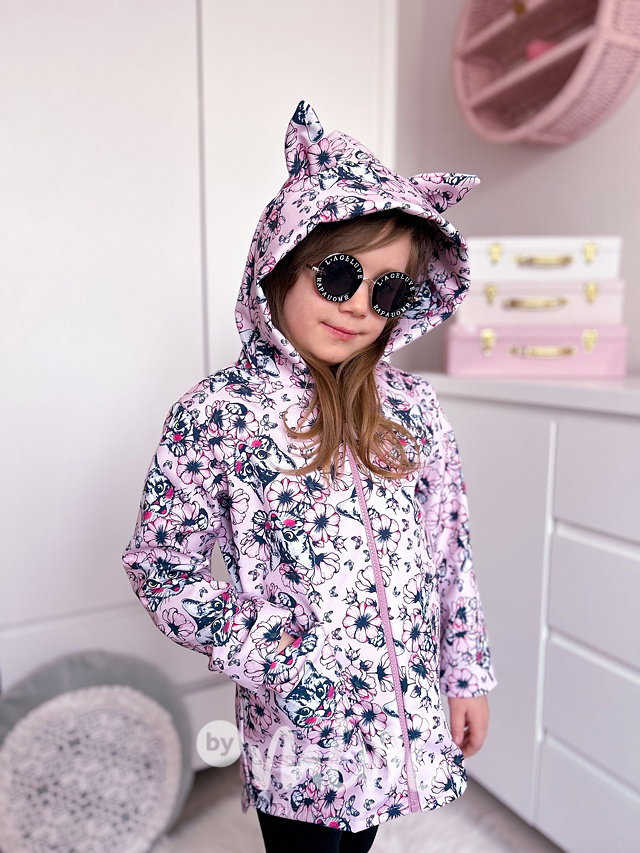 Kočičková softshell delší bunda