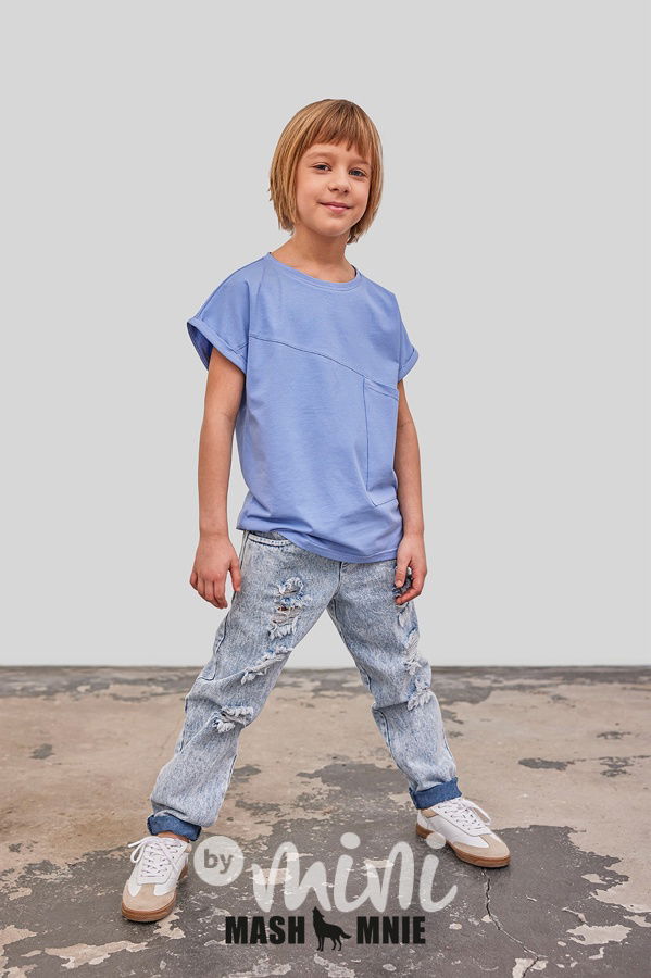 Mash Mnie ripped blue jeans