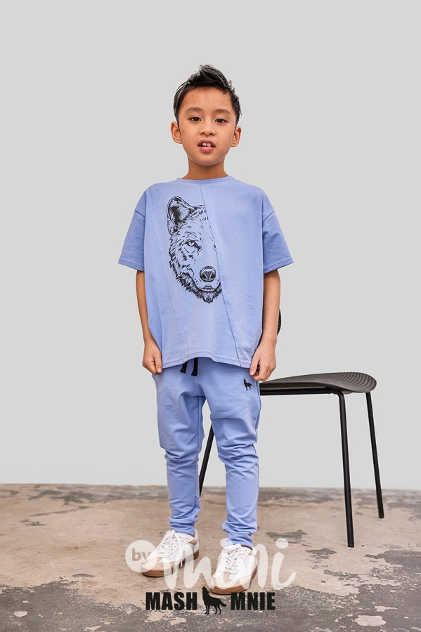 Mash Mnie WOLF jogger tepláky modré