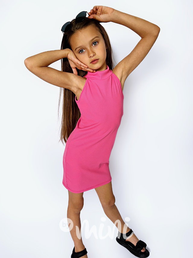 Letní mini šaty malinové