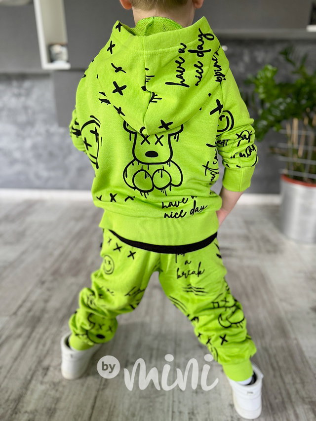 Teddy mikina green apple