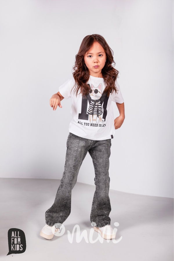 All for kids denim zvonáče black