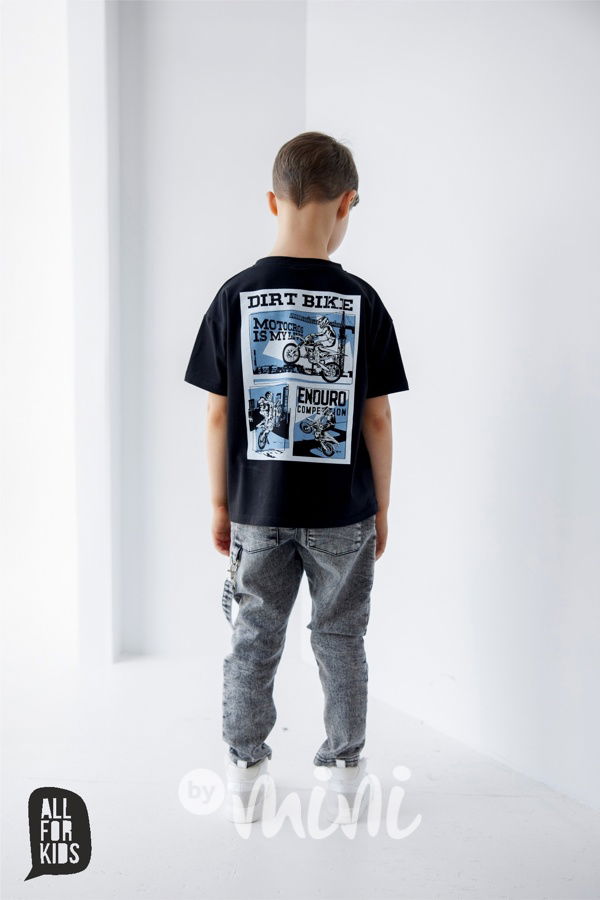All for kids jeansy s laclem ice black