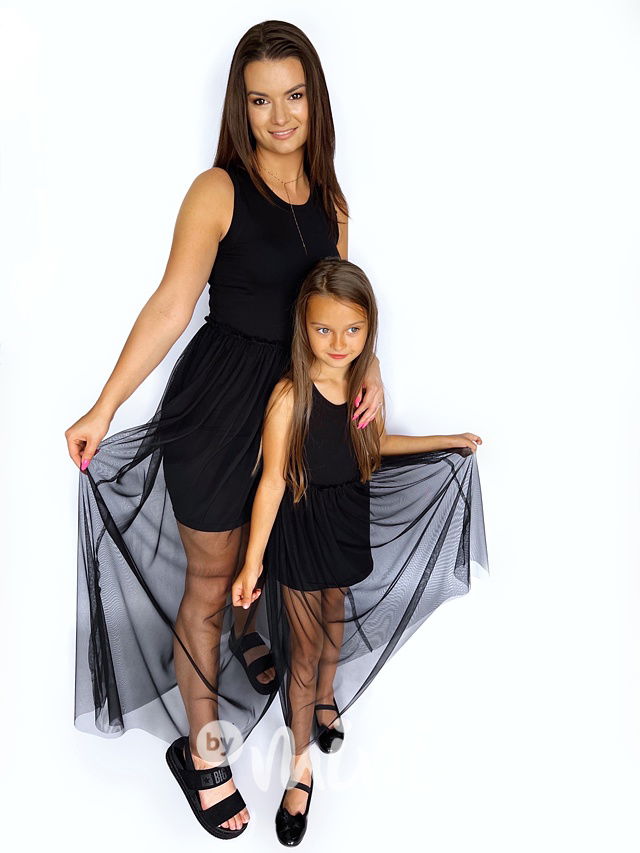 All for kids šaty s tylem black