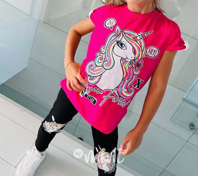 Unicorn černé legíny