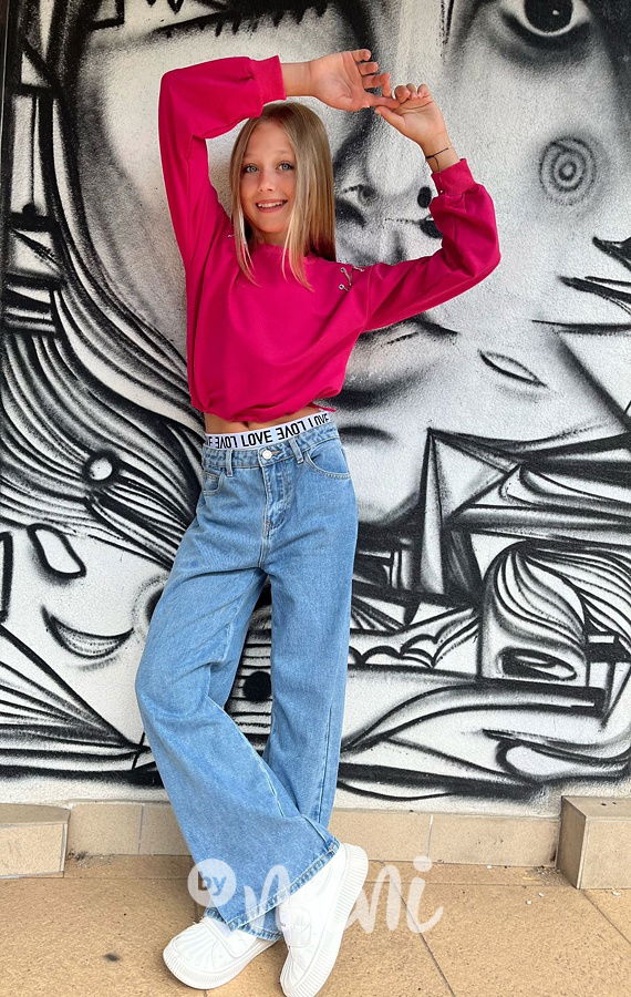 Fashion mikina s řetízky