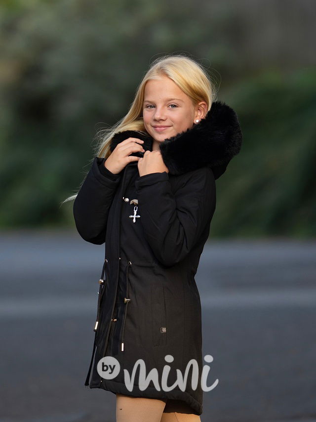 Černá zimní parka Alice