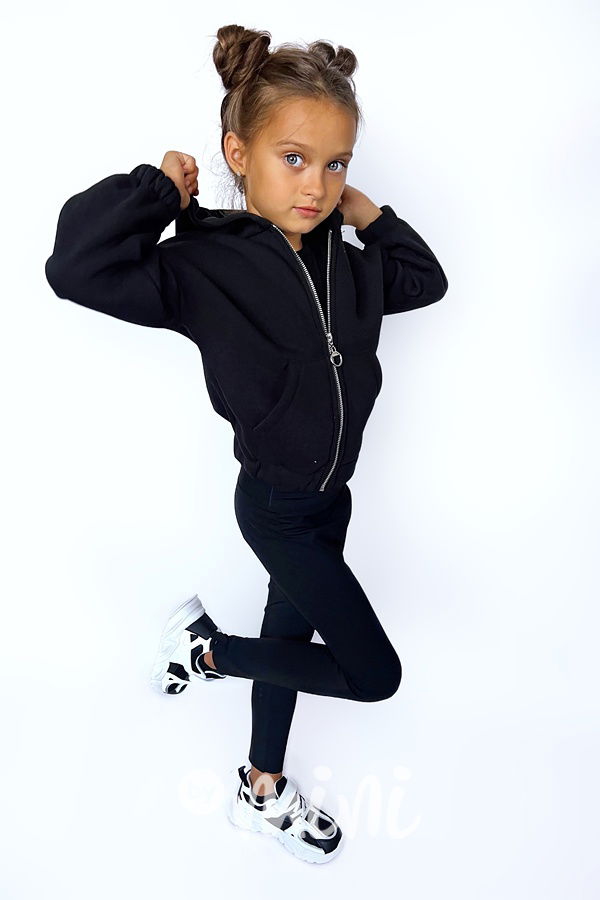 Super thermo mikina HORSE GIRLS black