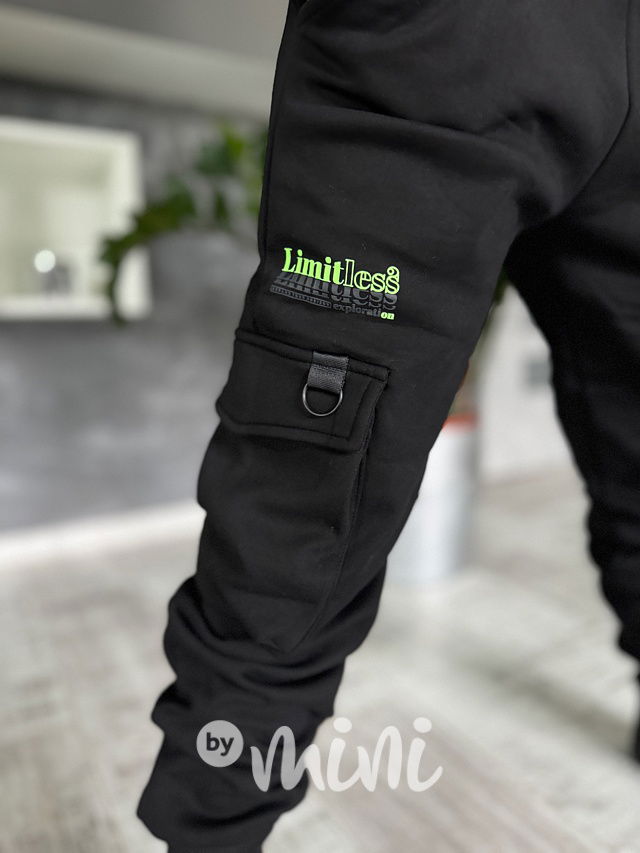 Super thermo cargo tepláky s řetízkem Limitless