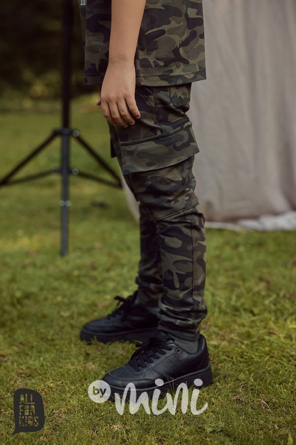 All for kids cargo tepláky army