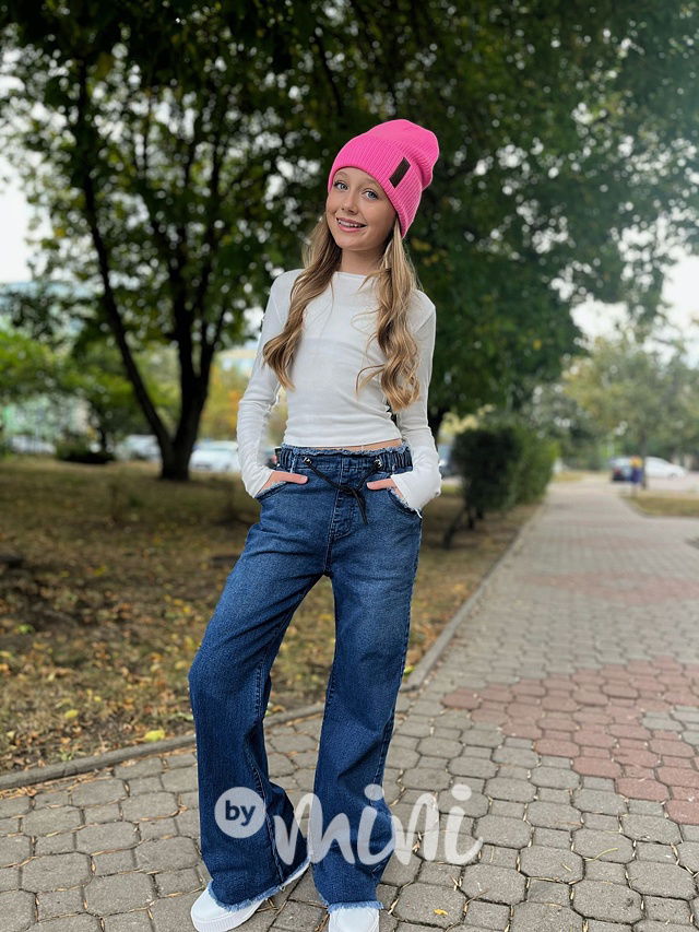 Zateplené blue jeans švédy