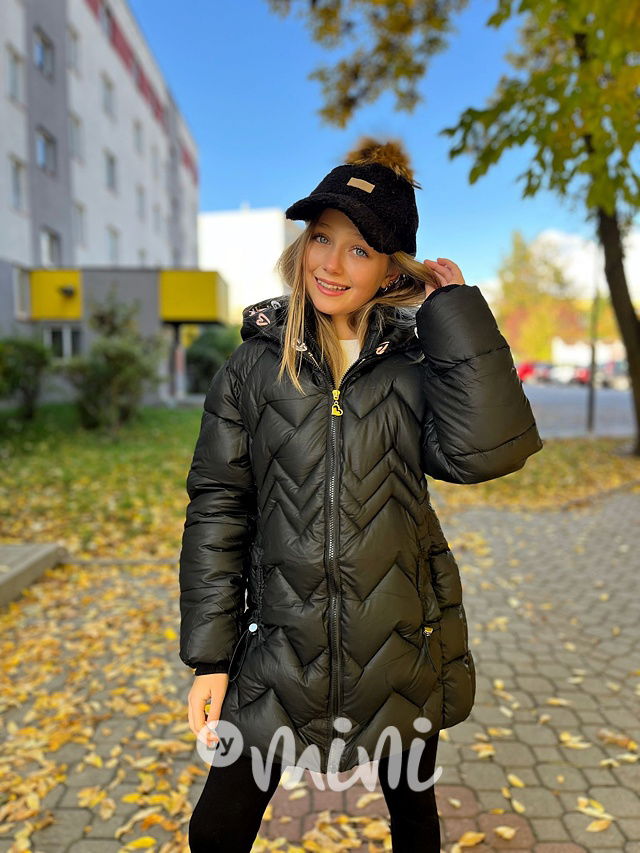 Zimní kabát GIRL černý