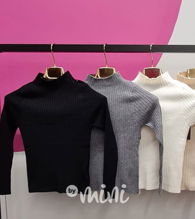 Svetříkový rolák šedý PREMIUM