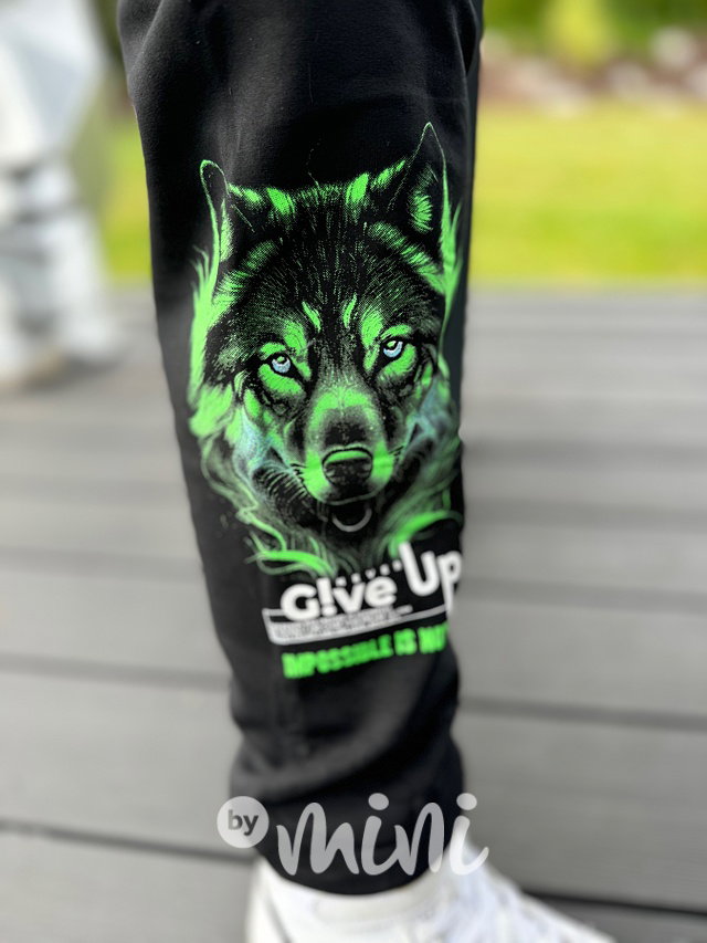 Super thermo tepláky neon WOLF