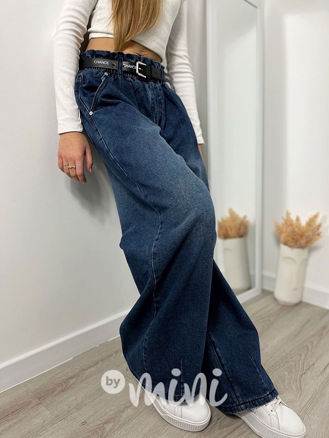 Zateplené lounge volné maxi džíny