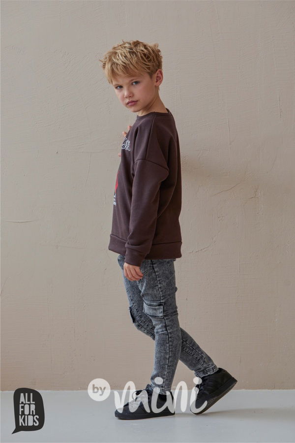 All for kids soft denim kapsáče dark