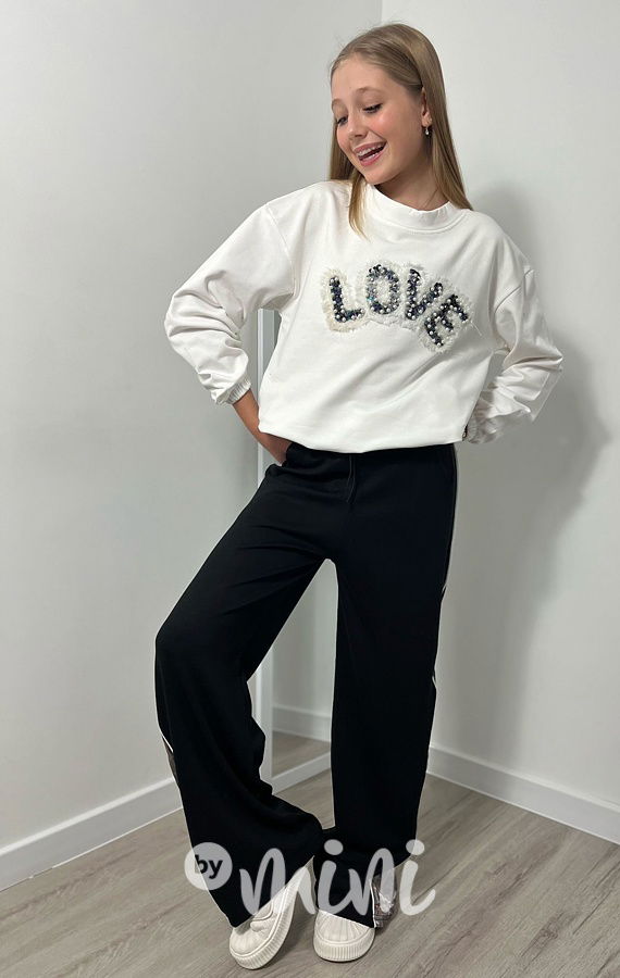 Volné relax kalhoty leopard