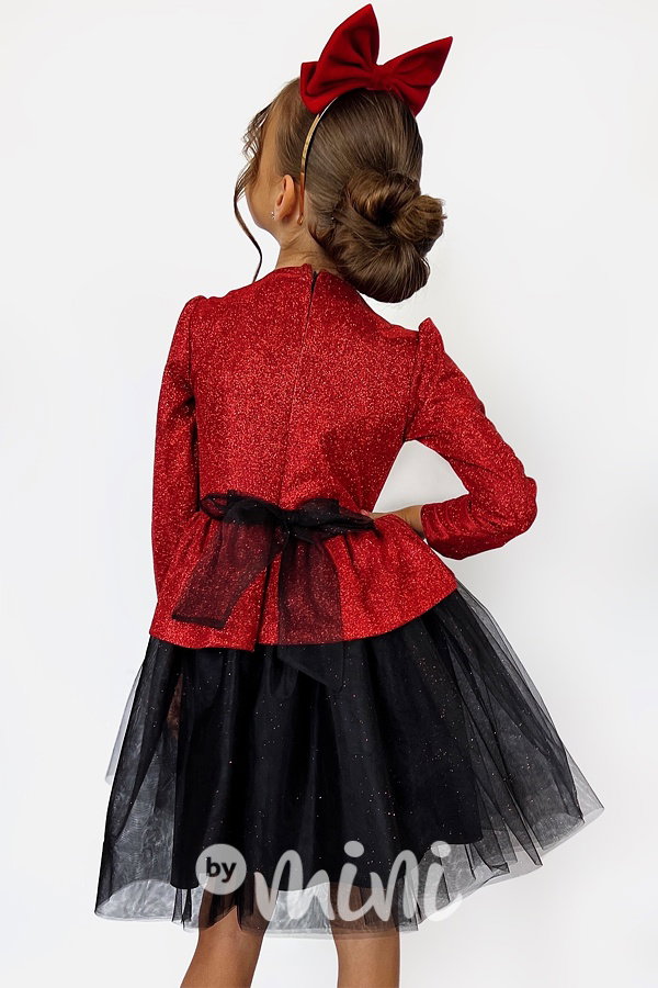 PREMIUM luxury šaty red/black