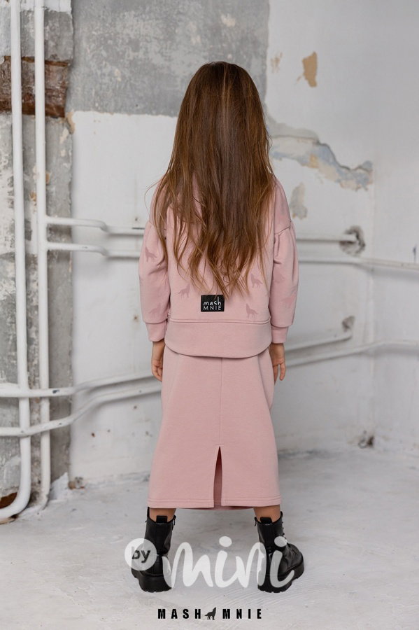 Mash Mnie mikina WOLF pink