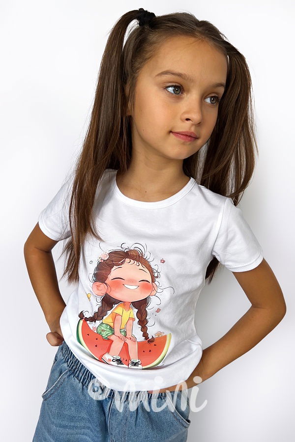 Watermelon triko bílé