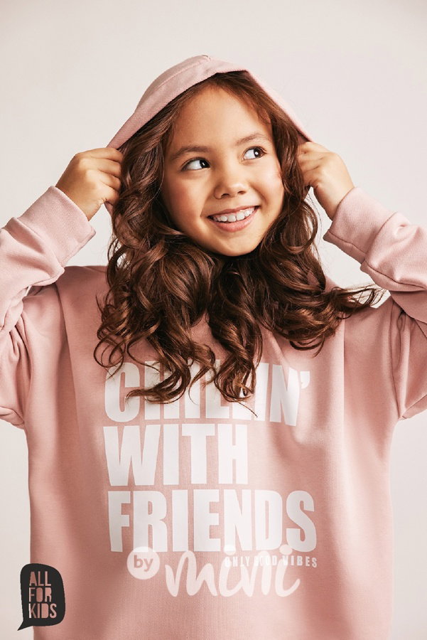 All for kids pink mikina CHILLIN