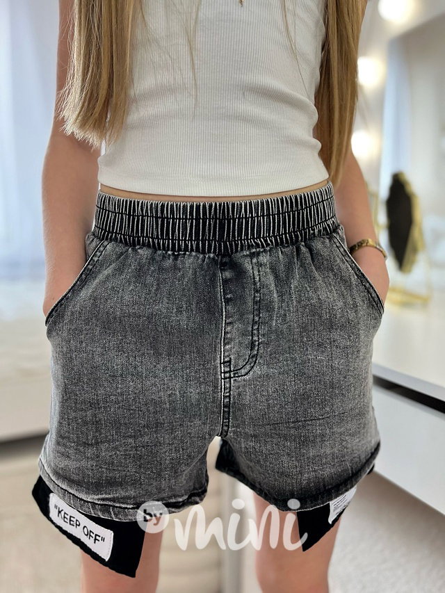 Denim kraťasy KEEP OFF