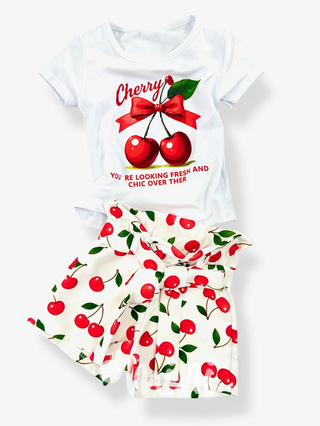 Cherry triko + kraťasy