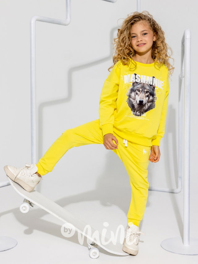 Mash Mnie jogger tepláky WOLF yellow