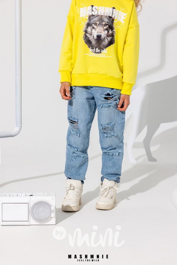 Mash Mnie ripped boyfriend jeans