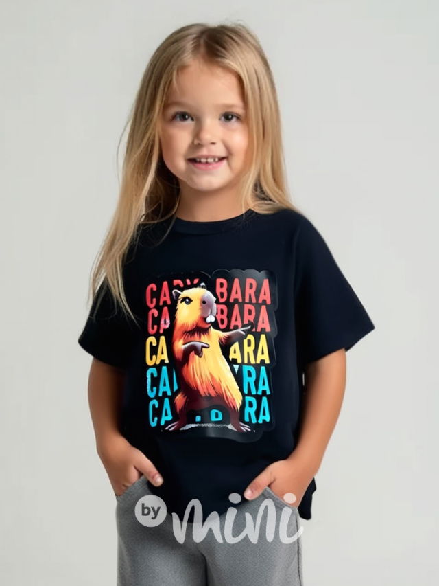 Capybara triko černé