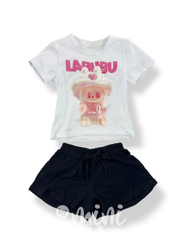 Labubu letní sporty set white/black