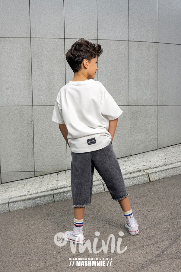 Mash Mnie denim long shorts
